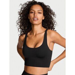 VSX Elevate Seamless Comfort Longline Sports Bra 4 Way Stretch NEW XL Black NWT